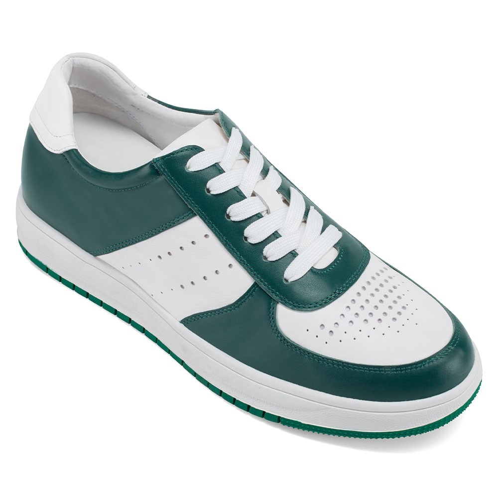 STRIDE Taller Sneakers - Mens Raised Shoes - Classical Retro Style Sneakers Taller 6CM / 2.36 Inches