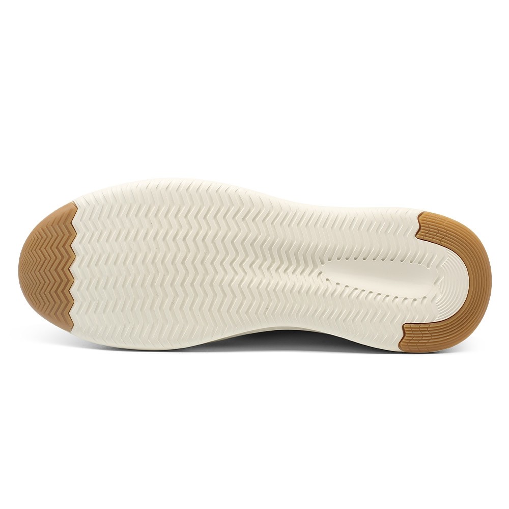 STRIDE High Elevator Shoes - Men's Height Boosting Shoes - Beige Casual Sneakers 6 CM / 2.36 Inches